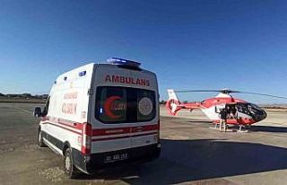 Bahçesaray’da kalp krizi geçiren hasta, helikopter...