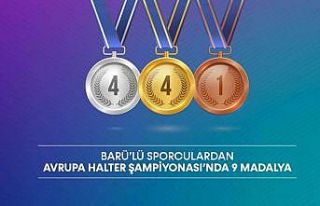 BARÜ’lü sporculardan Avrupa Halter Şampiyonası’nda...