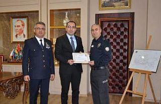 Başarılı polise teşekkür ve tebrik