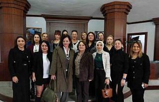 Başkan Gençay kadın girişimcileri ağırladı