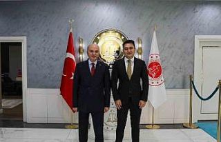 Başkan Özlü, Başsavcı Emre ile bir araya geldi