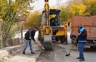 Battalgazi Belediyesi Çamurlu Mahallesi’nde asfalt...
