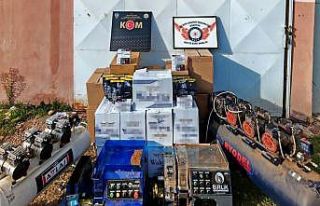 Bilecik’te 98 bin makaron ele geçirildi