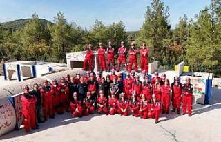 Bodrum Belediyesi kurtarma ekibi, sınavı başarıyla...