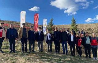 Bozüyük’te şehitler anısına fidan dikimi