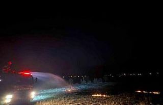 Bucak’taki arazi yangını söndürüldü