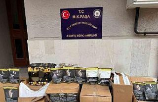 Bursa’da binlerce makaron ve bandrolsüz ürün...