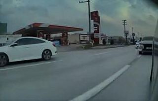 Bursa’da tehlikeli makas kamerada