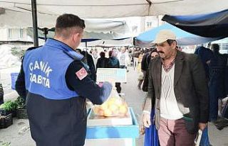 Canik’te semt pazarlarına yakın takip