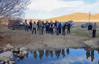 Çatalçeşme köyü içme suyu projesinde çalışmalar...