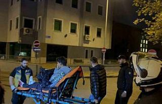 Çorlu’da trafik kazası: 1 yaralı