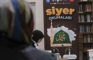 Çorum Belediyesi’nin düzenlediği siyer okumaları...