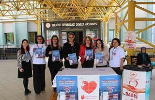 Denizli Sağlık Müdürlüğü organ bağışında...