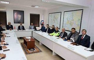 Dinar’da kış tedbirleri masaya yatırıldı