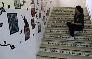 ‘Edebiyat koridoru’ öğrencilere ilham oldu