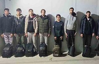 Edirne’de 9 düzensiz göçmen yakalandı