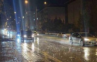 Edirne’de sağanak etkili oldu