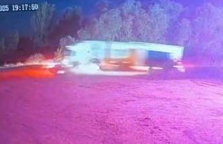 Edirne’deki zincirleme kaza kamerada