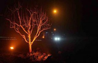 Elazığ’da yoğun sis: 4 bin yıllık Harput Mahallesi’nde...