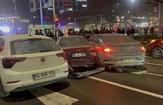 Elazığ’da zincirleme trafik kazası: 2 yaralı