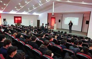 Elazığ’daki liselerde Fırat Üniversitesi tanıtıldı