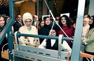 Emine Erdoğan: "Sof kumaşının desenlerindeki...