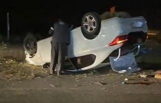 Ereğli’de otomobil takla attı: 3 yaralı