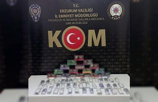 Erzurum’da kaçak sigara operasyonu