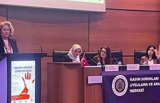 Erzurum’da "Kadına yönelik şiddetin izleri"...