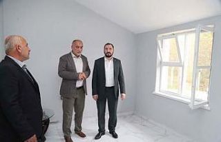 Eski okul binası mahalle konağına dönüştürüldü