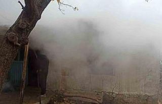 Ev yangını korkuttu