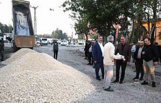 Eyyübiye’de asfalt çalışmaları