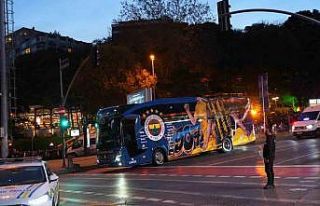 Fenerbahçe stada geldi
