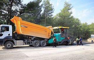 Fethiye Ölüdeniz 2. etap yol çalışması devam...