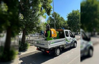 Gaziantep Büyükşehir, ilaçlama çalışmalarını...