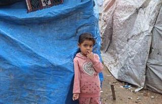 Gazze’de etkili olan şiddetli yağış, mevcut...