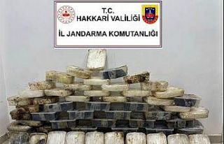 Hakkari’de 81 kilo 133 gram metamfetamin ele geçirildi
