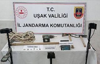 Jandarmadan kaçak kazıya suçüstü