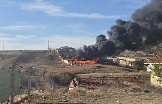 Jandarmanın dikkati yangını önledi