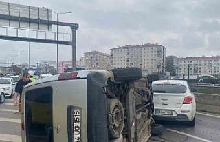 Kadıköy Avrasya Tüneli girişinde 3 araçlı kazada...