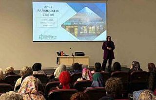 Kadınlara afet bilinci eğitimi