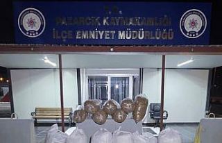 Kahramanmaraş’ta 449 kilogram kaçak tütün ele...