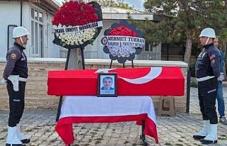 Kalbine yenik düşen polis memuru son yolculuğuna...