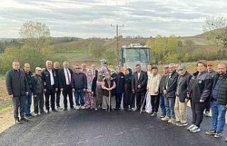 Kaymakam Kılıç köylerdeki asfalt çalışmasını...