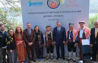 Kemer’de coğrafi işaret başvurusu yapılan ürünler...