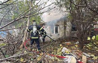 Kırklareli’nde metruk binada yangın