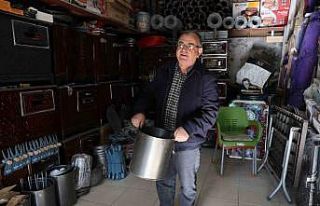 Kırşehir Uzun Çarşı’da soba satışları arttı