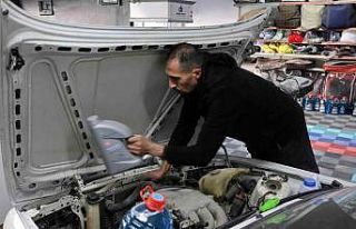 Kırşehir’de sürücüler kışa hazırlanıyor