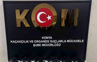 Konya’da yüzlerce silah ve silah parçası ele...