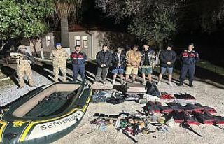 Kuşadası’nda yasa dışı geçiş hazırlığındaki...